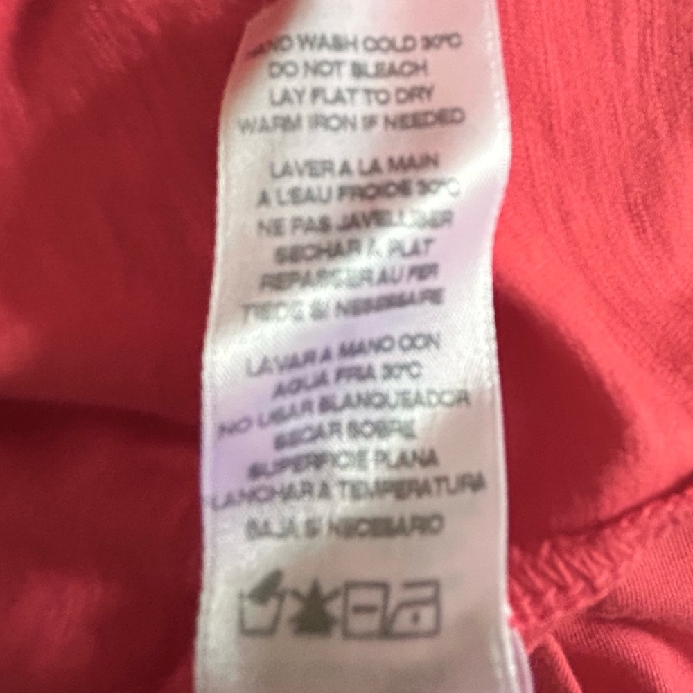 Anthropologie Sundry Coral Ruched Dress Size 1/Small - Picture 12 of 14